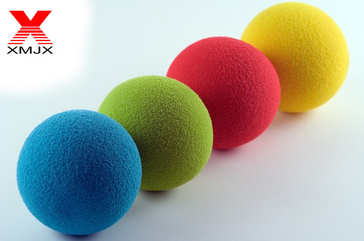 ฟองน้ำทำความสะอาดลูกบอล ลูกบอลโฟมความหนาแน่นปานกลาง