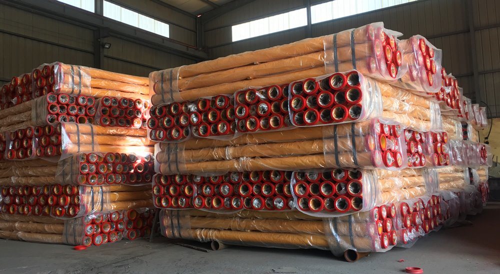 ท่อบูมสองชั้นสำหรับสูบคอนกรีตจากเครื่องจักร Hebei Ximai ในประเทศจีน
