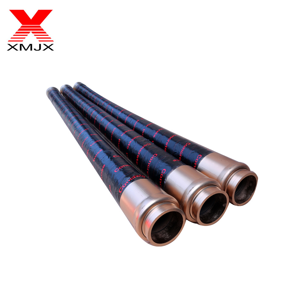 Concrete Pumping Construction Materials Rubber Hose End Connect with Rubber Pipe