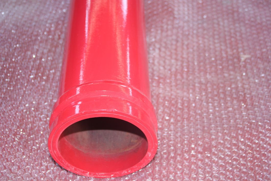 Bagian Pompa Seamless Harden Pipe 8.1mm Fom Concrete Pump