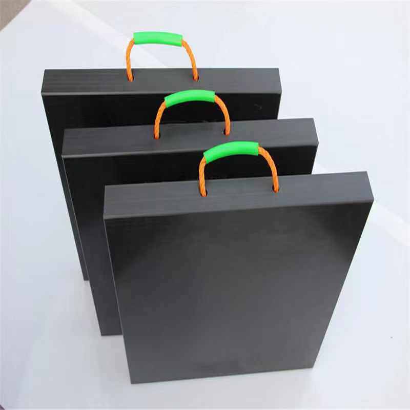 HDPE UHMW-PE polietilenska osnovna plošča žerjava za podporo strojev