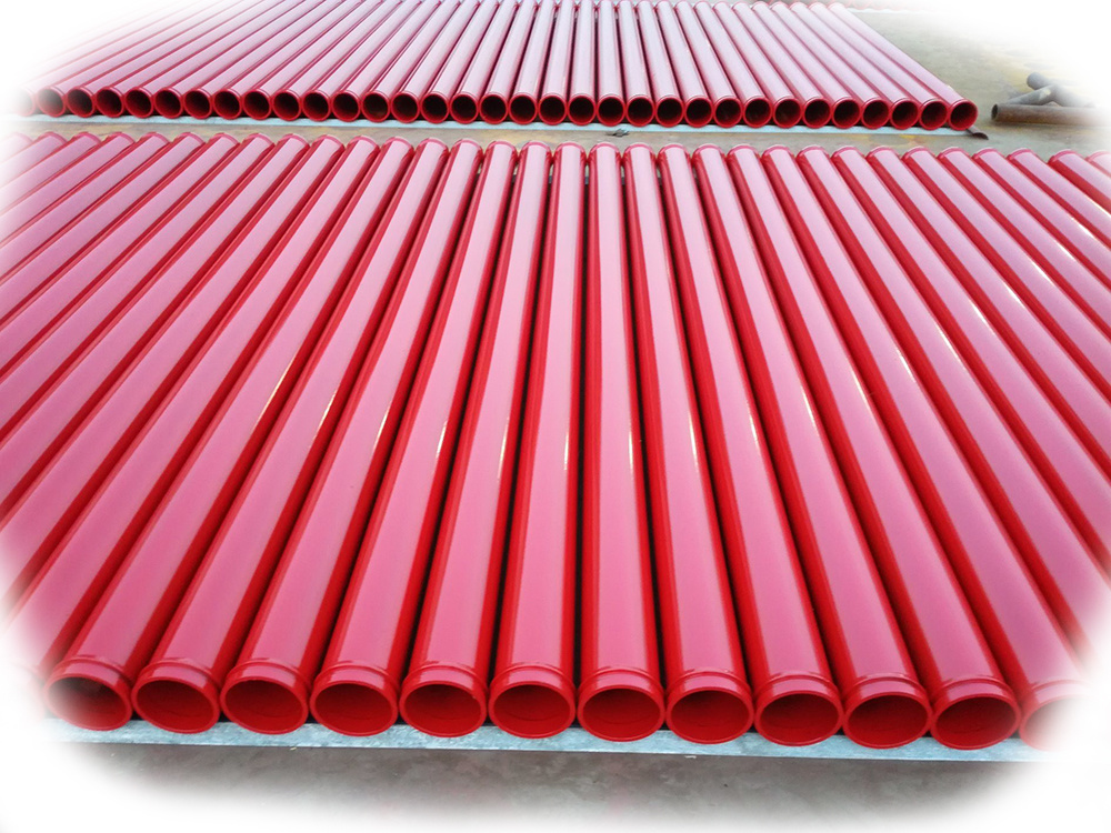Taas nga Frequency Heat Treatment Concrete Pump Pipe Seamless Pipe DN125