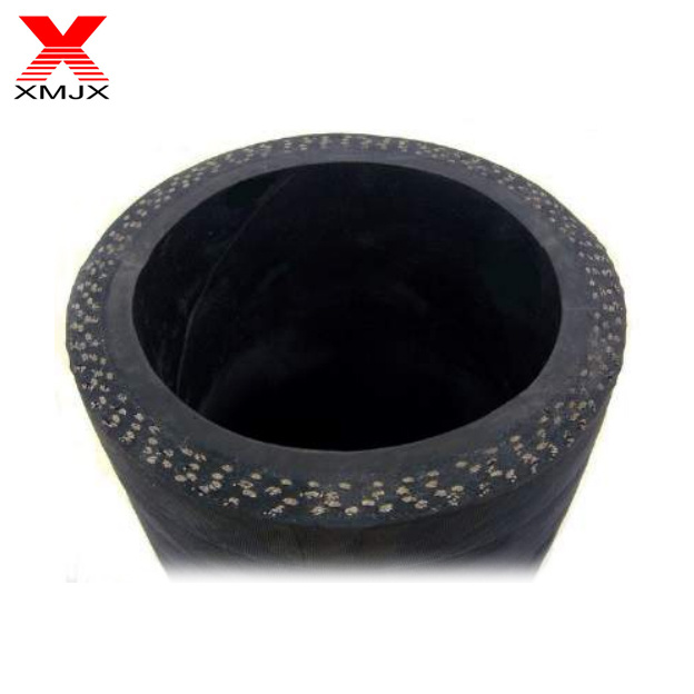 Fleksibilna naravna guma in 4-slojna jeklena gumijasta končna cev črpalke za beton