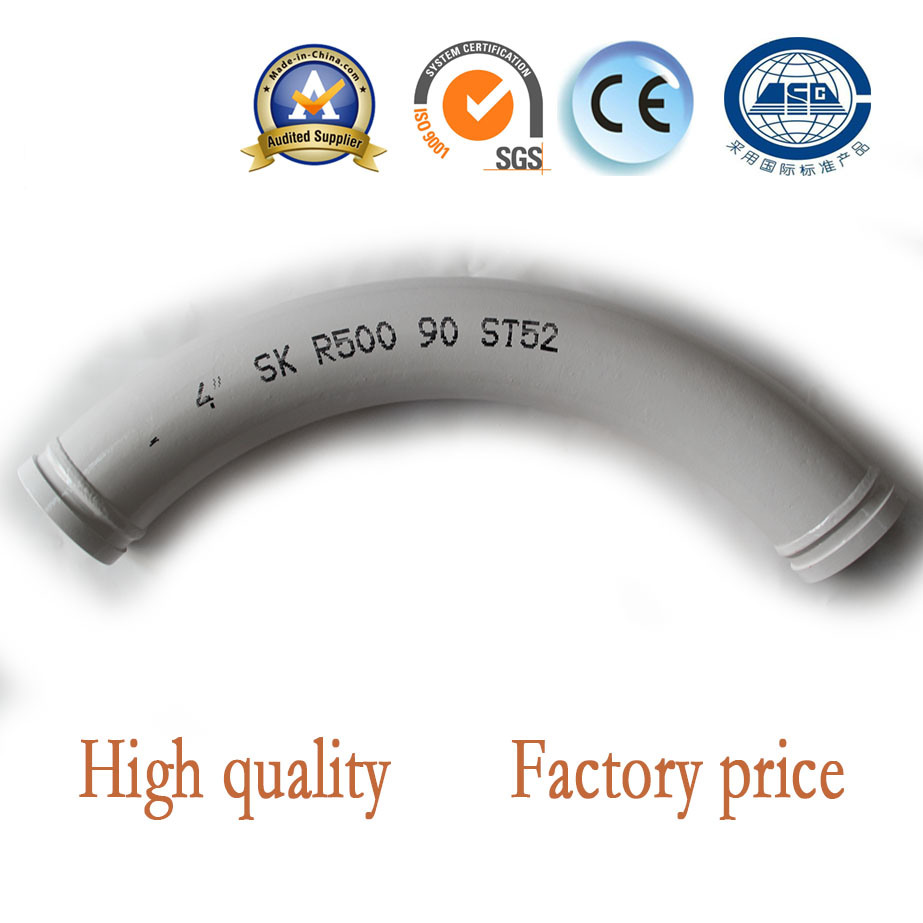 Pwmp trelar Gwisgwch Resistant Spare Parts Bend Pipe