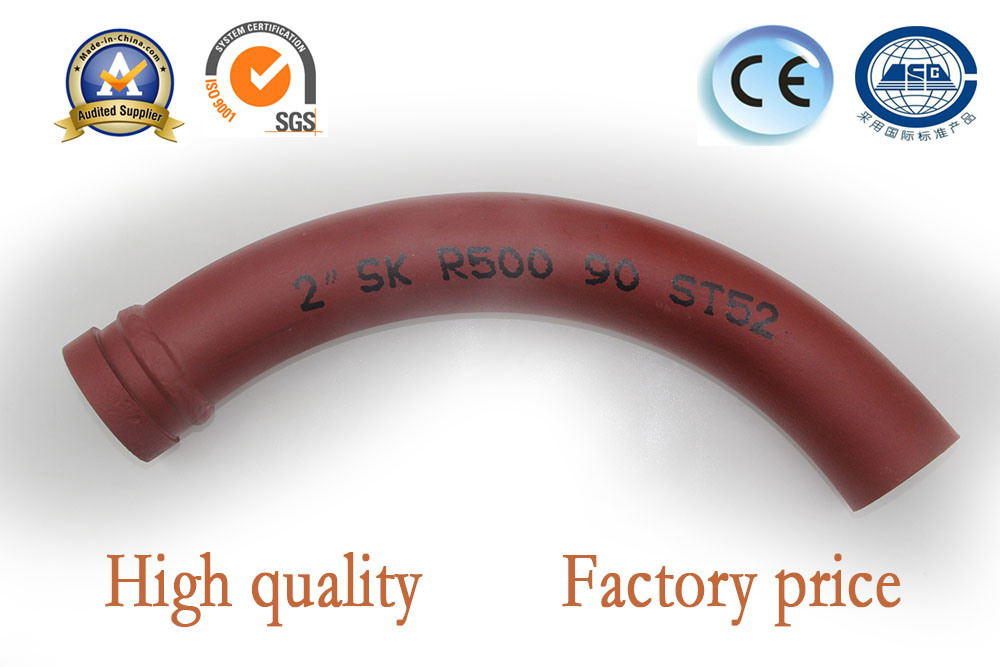 Professional Supplier Concrete Pump Spare Parts Elbow Bend Pipe