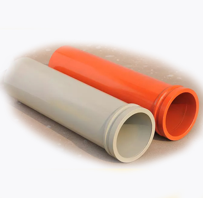 Quenching Steel Single Wall Hardened Pipe 125mm Concrete Pump Pipe
