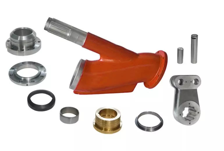 Concrete Pump Spare Parts Fitting Valve Works for Construction Industry