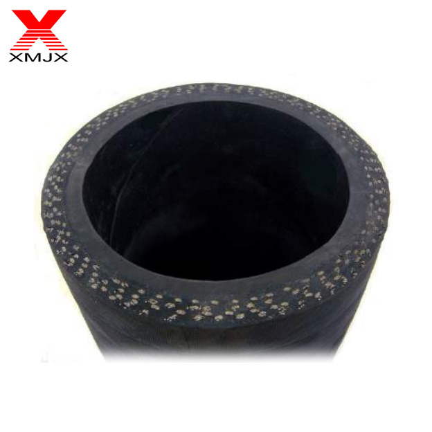 Flexible Four Layer Steel Natural Rubber and Concrete Pump Rubber End Hose