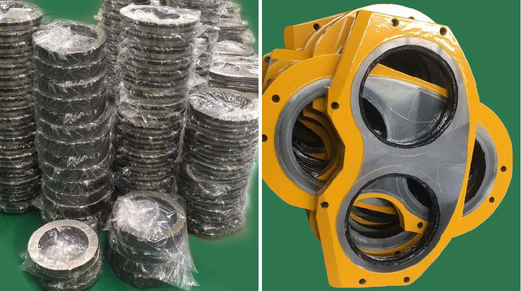 Accessories for Wear Glass and Cutting Ring in Concrete Pump Heavy Equipment