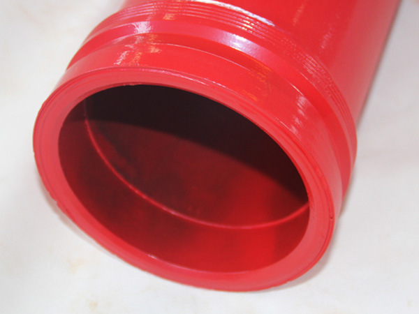 DN125*4.85mm Concrete Pump Parts Twin Wall Boom Pipe