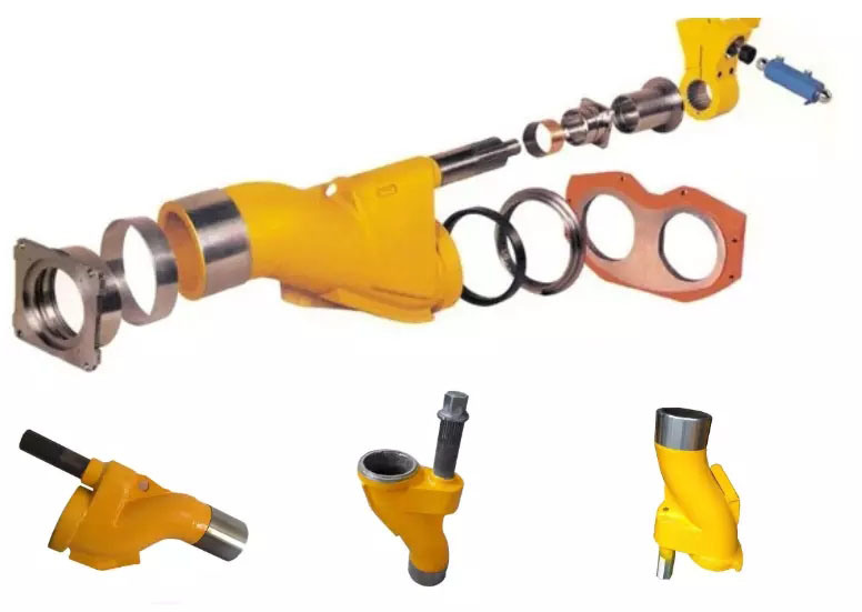 Concrete Pump Spare Parts Fitting Valve Works for Construction Industry
